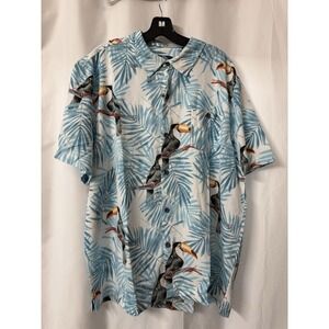 Havana Jim Hawaiian Short Sleeve Button Up Shirt Men's XXL NWT (MSRP $55) K28‎